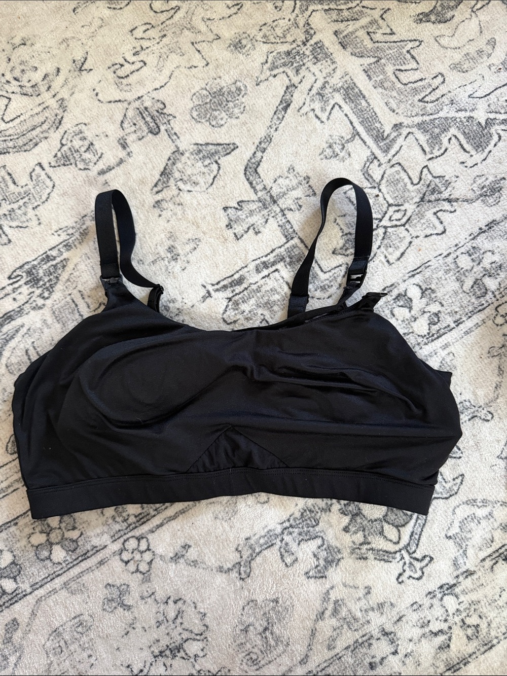 Auden Black Wireless Nursing Bralette